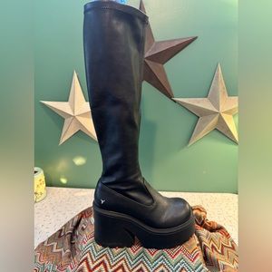 Windsor Smith size 7 platform tall boots